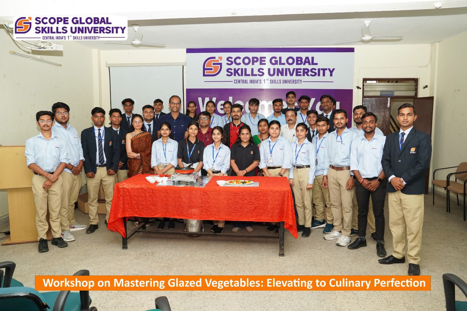 हॉस्पिटैलिटी स्किल्स क्लब द्वारा “ग्लेज़्ड वेजिटेबल्स” पर मास्टर क्लास का आयोजन