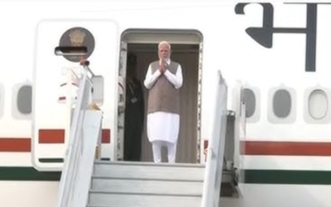 पीएम मोदी तीन देशों की यात्रा पर रवाना, जी-7 में होंगे शामिल