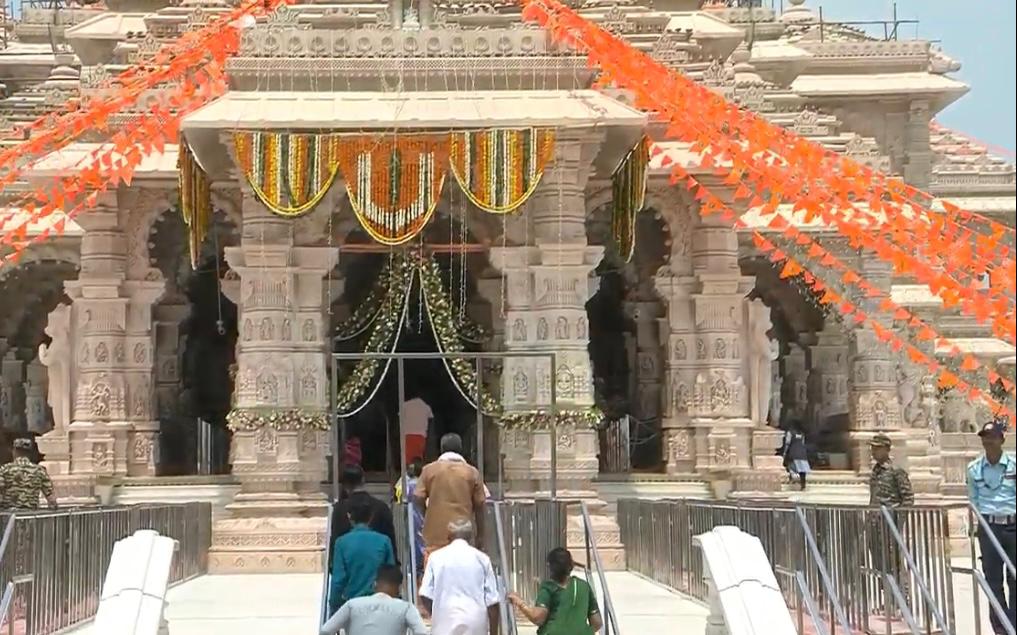 अयोध्या के राम दरबार में प्राण प्रतिष्ठा